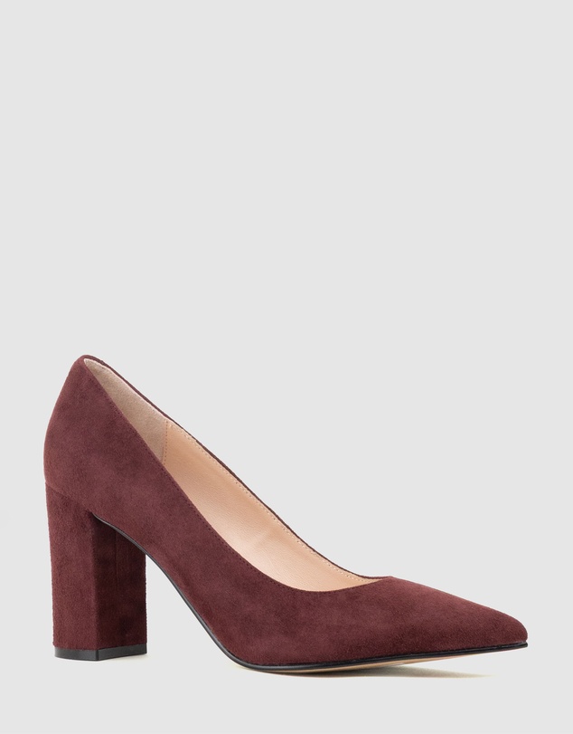 Edward Meller - BRYNLEY85 Block Heel Pointed Pump