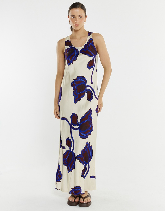 Sass - Jade Satin Slip Dress