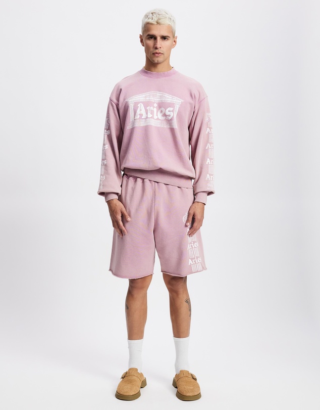 Aries - Aged Ancient Column Sweatshorts