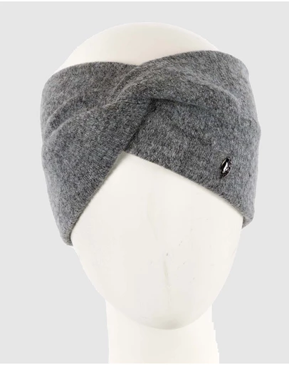 Max Alexander - European Made Dark grey Wool Headband