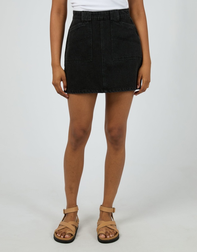 All About Eve - Becca Skirt Washed Black