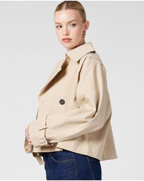 MVN - Cropped Trench Coat