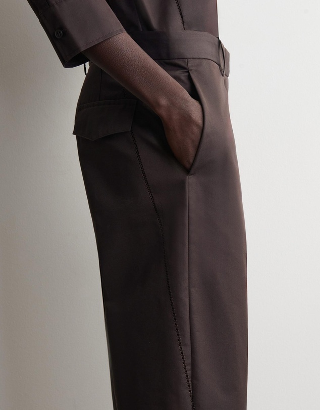 COS - Embroidered Cotton Trousers