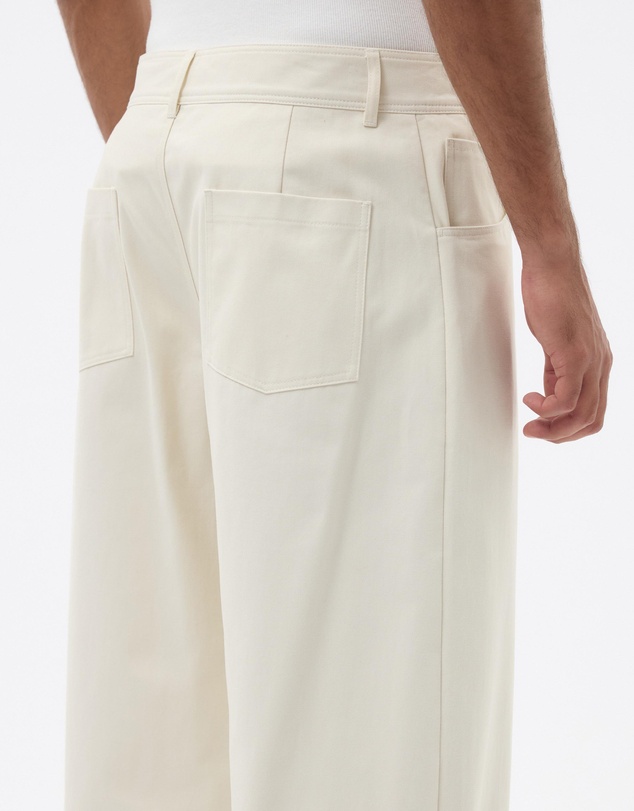AERE - Cotton Twill Wide Trousers