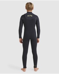 Billabong - Boys 6 to 16 3/2mm Furnace Natural Chest Zip Steamer Wetsuit