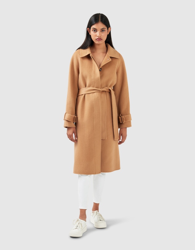 Belle & Bloom - Shore To Shore Belted Wool Coat
