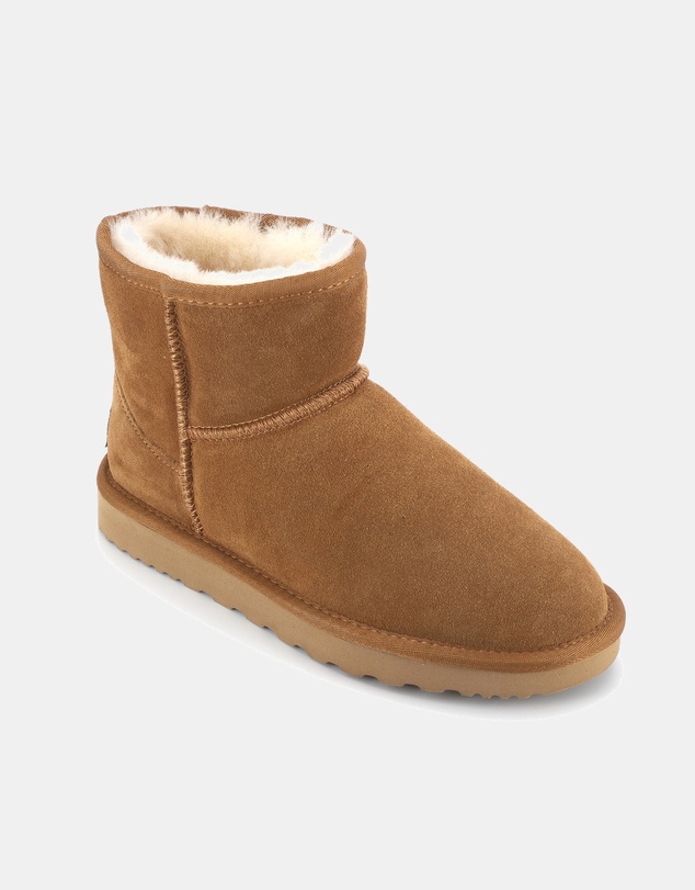 AusWooli Ugg Boots - Bondi Sheepskin Signature Short Ankle Boots