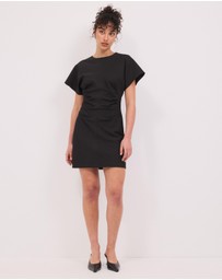 Calli - Saige Suiting Cinched Mini Dress