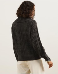 Atmos&Here - Zuri Cable Knit Sweater