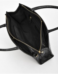 Cobb & Co - Arlie Leather Croc Tote