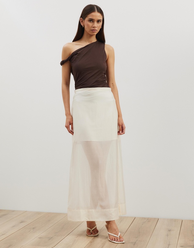 Atmos&Here - Lola Organza Sheer Maxi Skirt