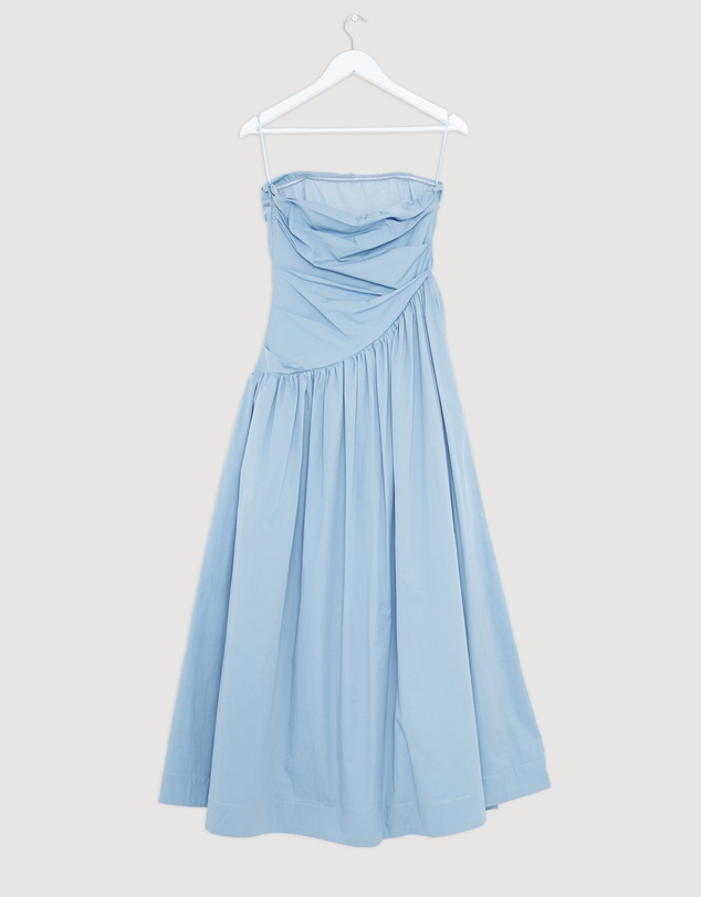 Revibe - Repaired AERE Kiera Strapless Midi Dress - AU 10