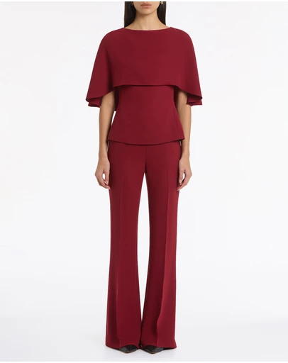 Carla Zampatti - Cabernet Crepe Cape Top