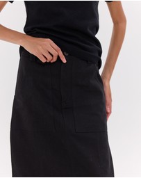 Cloth & Co. - The Long Element Skirt | Black