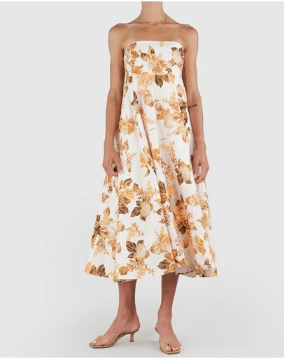 Amelius - Saint Lucia Linen Maxi Dress