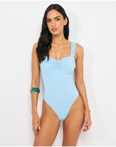 AERE - Isla Ruched Bust Swimsuit