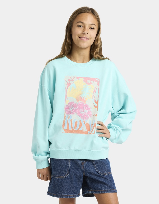 Roxy - Girls 4 to 16 Lineup Crew Neck
