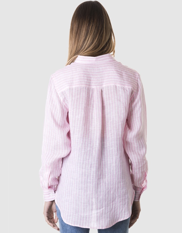 CAMIXA - Rina Striped Linen Shirt