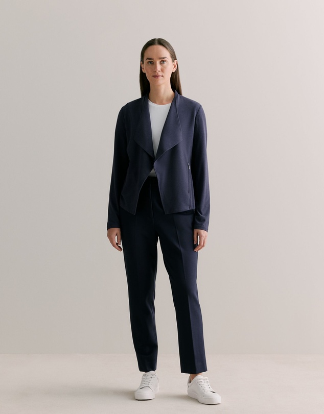 Trenery - Bamboo Viscose Blend Jacket in Night Sky