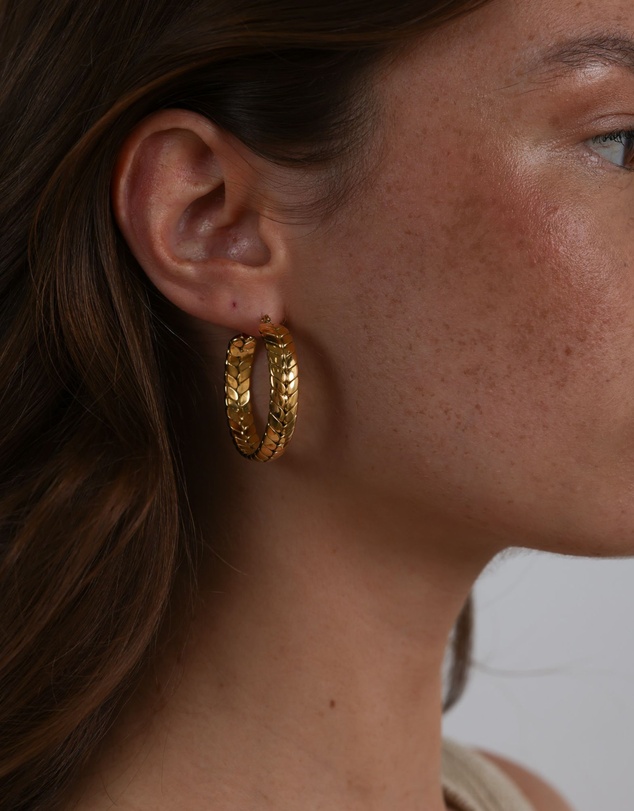 Pastiche - Braided Hoops