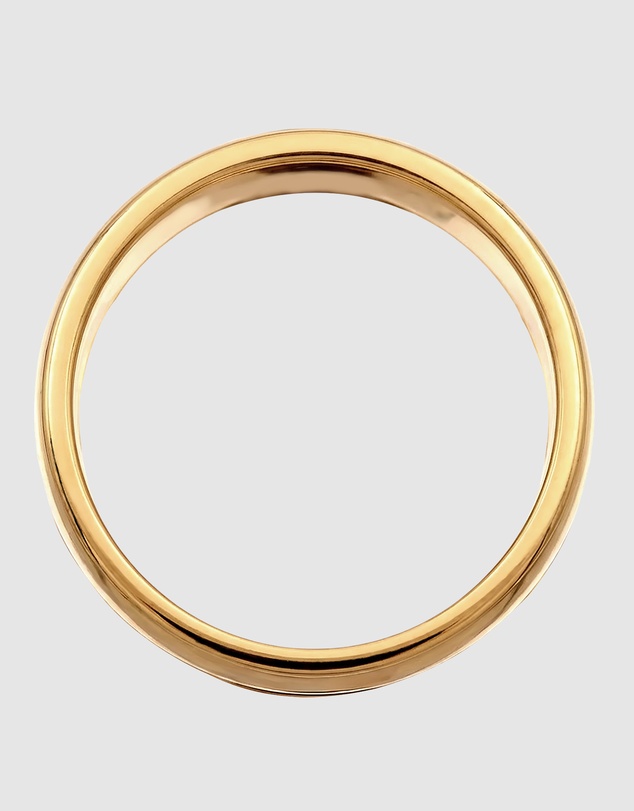 Kuzzoi - ICONIC EXCLUSIVE - Enamel Band Ring in Gold-Plated 925 Sterling Silver