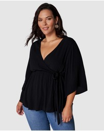 Something 4 Olivia - Salma Wrap Blouse