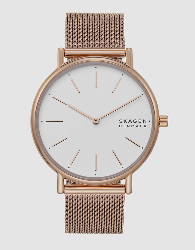 Skagen - Signatur Rose Gold Tone Analogue Watch