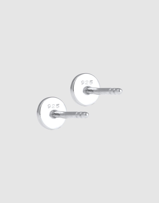 Elli Jewelry - Earrings 925 Sterling Silver Basic Round