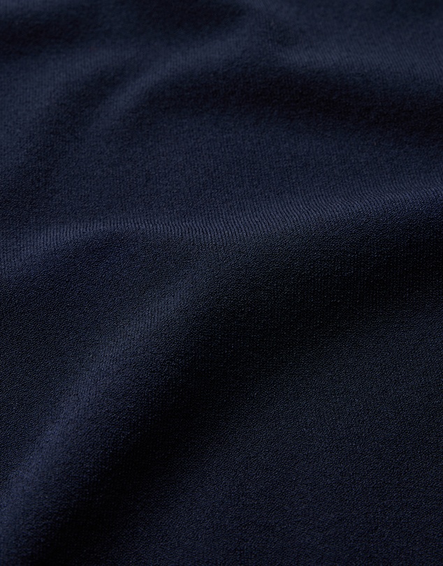 Calibre - Stripe Open Neck Knit Polo Navy