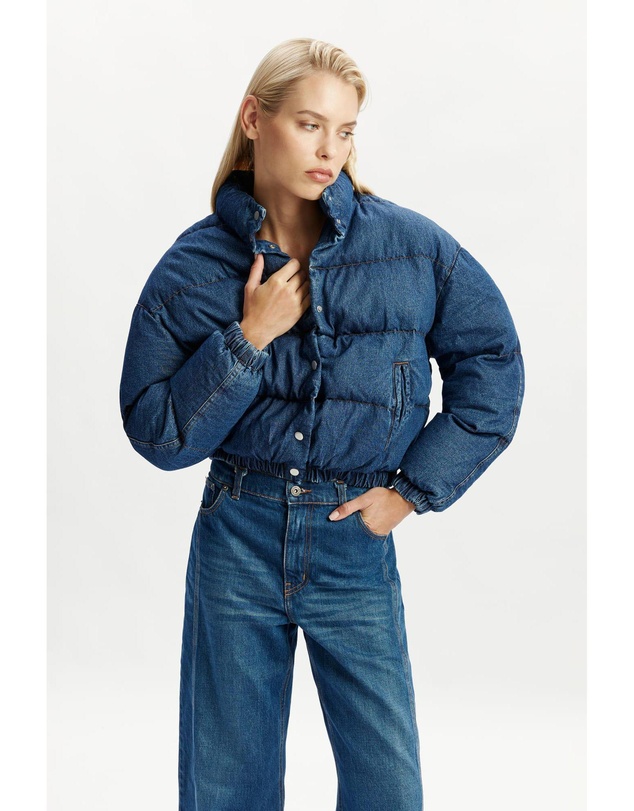 Bardot - Denim Bomber Jacket