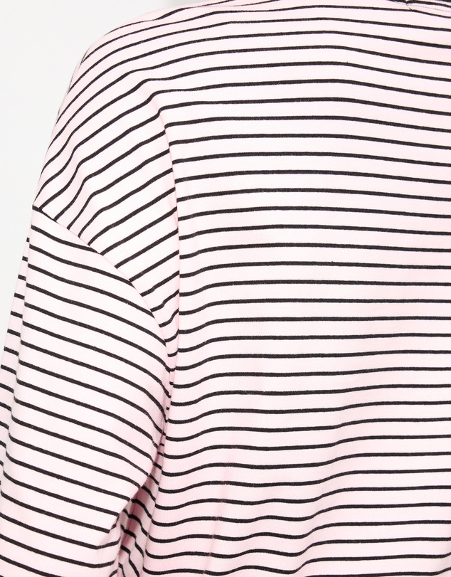 Dazie - Nostalgia Stripe Oversized LS Tee