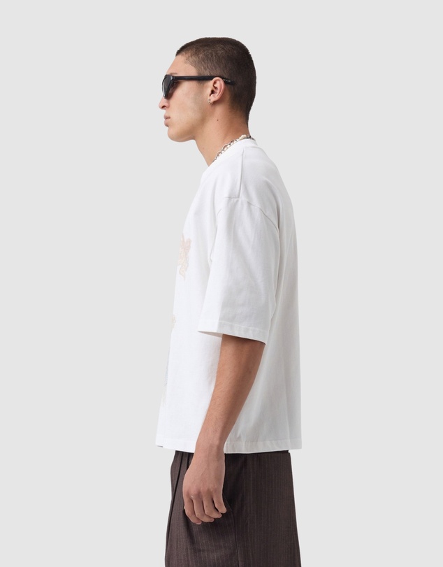 Zanerobe - Mary Flow Crop Tee Vintage White