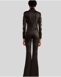 Cynthia Rowley - WATER REPELLENT BONDED SKI JUMPSUIT