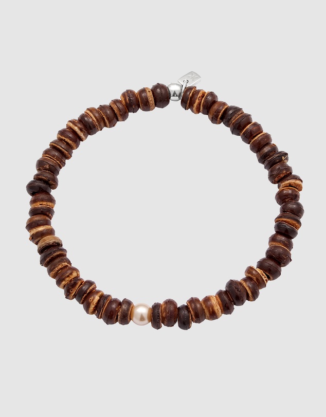 Kuzzoi - ICONIC EXCLUSIVE - Coconut Beads Bracelet in 925 Sterling Silver