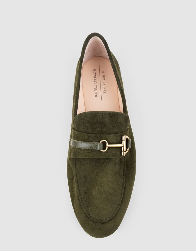 Edward Meller - FAUSTINE Loafer with Asymmetrical Trim