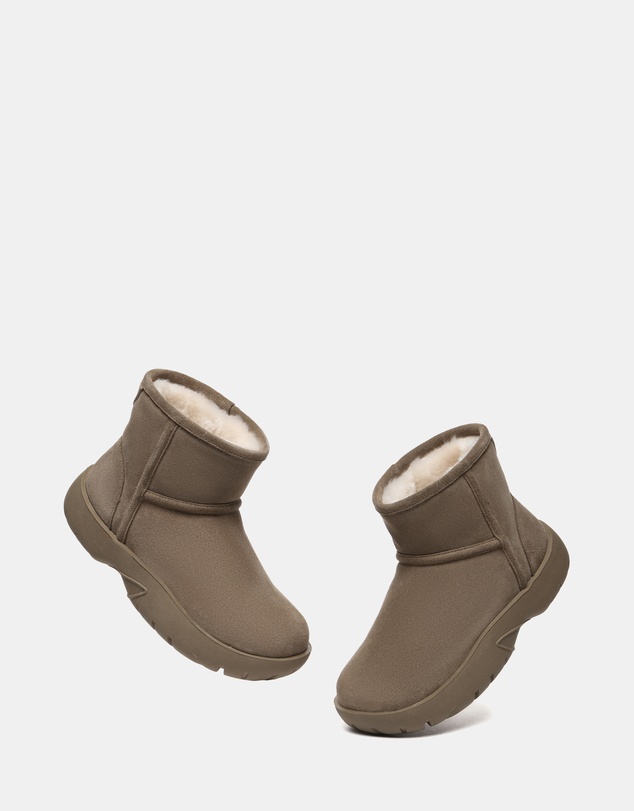 EVERAU - Australian Shepherd Ugg Salma Mini Cow Suede Upper UGG Boots