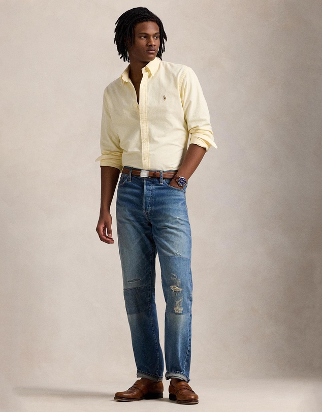Polo Ralph Lauren - Custom Fit Striped Oxford Shirt - ICONIC EXCLUSIVE