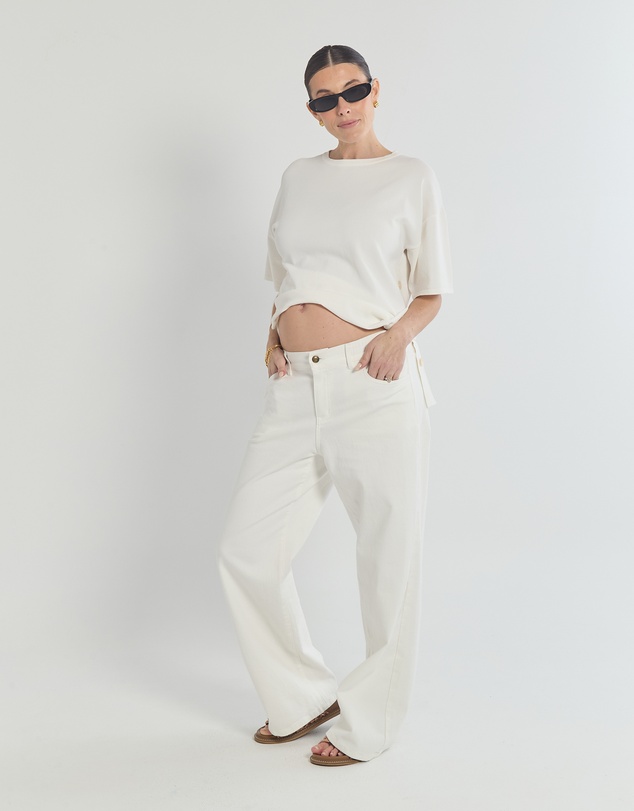 Soon Maternity - Relaxed Wide Leg Jeans