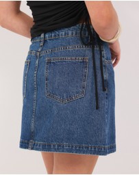 Calli - Cassie Denim Mini Skirt