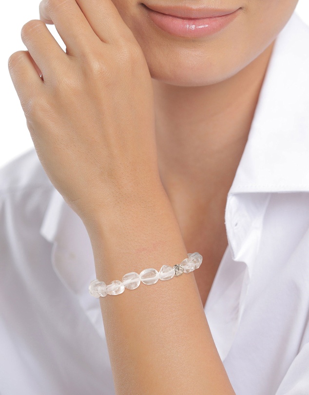 Elli Jewelry - Rock Crystal Bead Bracelet