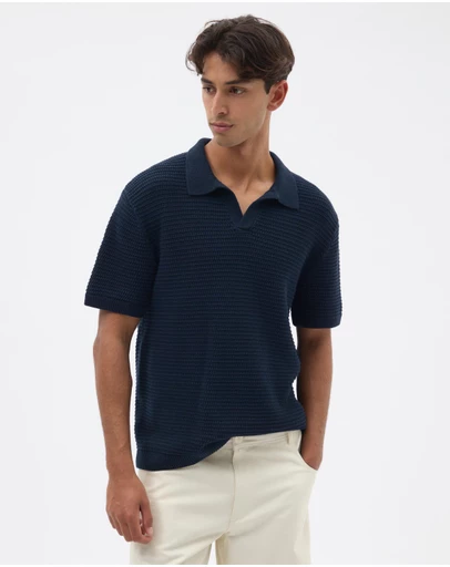AERE - Resort Organic Cotton Knitted Polo