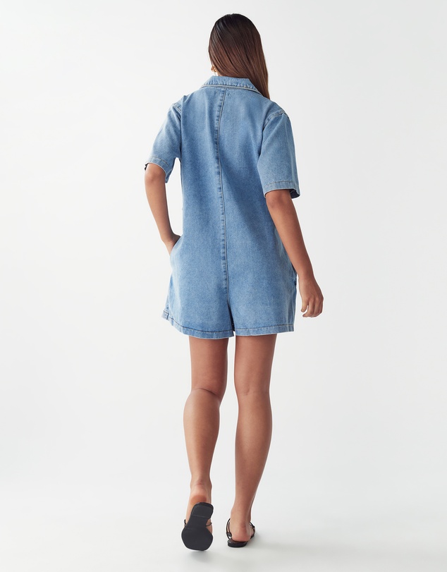 ST MRLO - Denim Playsuit
