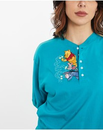 Vintage by The Real Deal - Pre Loved - 90s Disney Winnie The Pooh Henley Tee