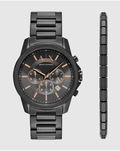 Armani Exchange - Gunmetal Chronograph Watch