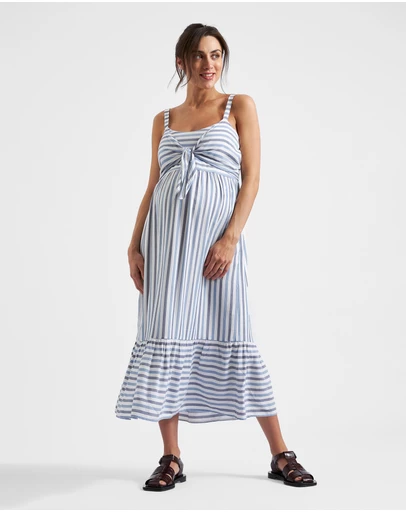Ripe Maternity - Lana Tie Front Dress