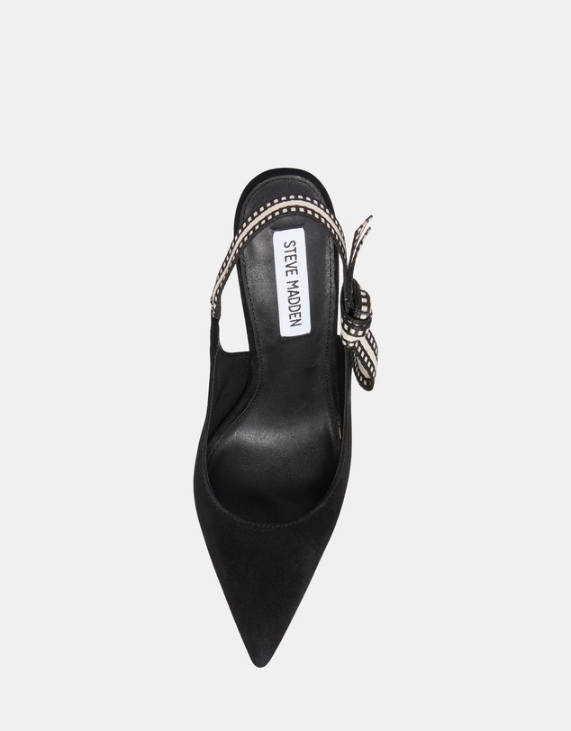 Steve Madden - Bri Black Suede Heels