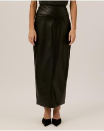 Tussah - Cameron Leather Look Skirt