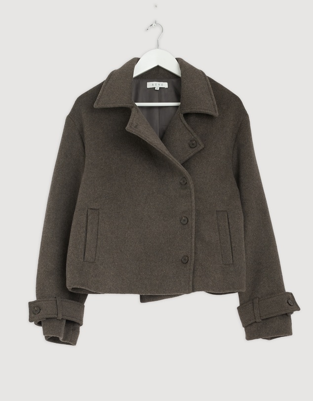Revibe - Repaired AERE Sofia Wool Blend Jacket - AU 10