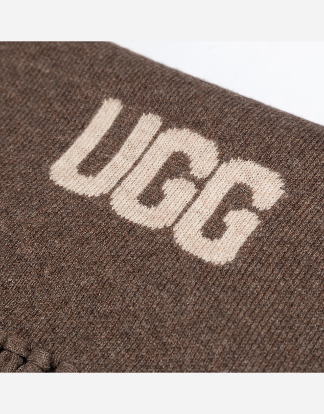 Ozwear Connection Uggs - Ugg Logo Cashmere Aus Wool Woven Scarf