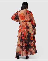 Pink Dusk by Curve Project - Temptress Maxi Dress